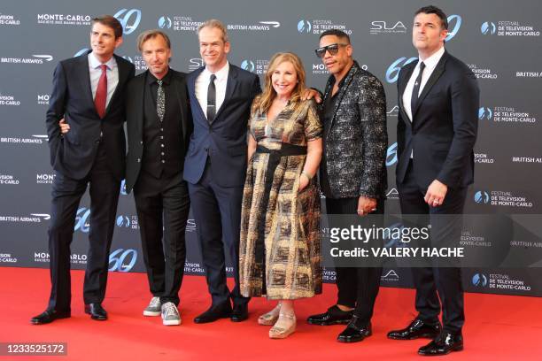 Members of the fictional jury German producer Moritz Polter, Swedish director and screenwriter Mans Marlind, Norwegian producer Anders Tangen,...