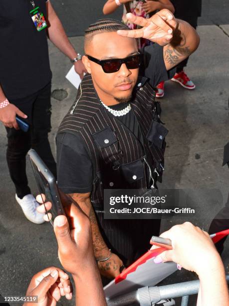 Shad Moss aka 'Bow Wow' is seen outside the 'F9' Premiere at TCL Chinese Theatre on June 18, 2021 in Los Angeles, California.