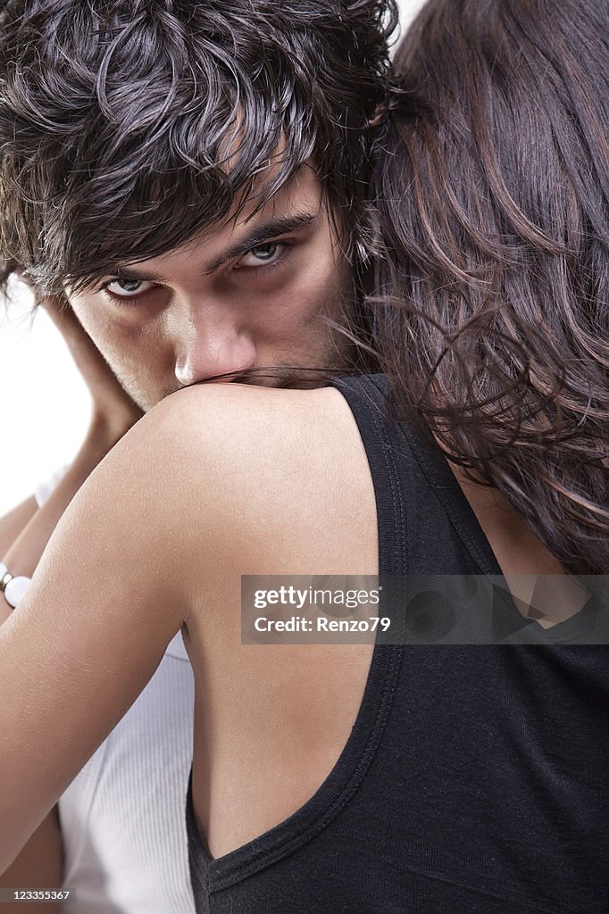 Passionate couple (Black and white shoot)