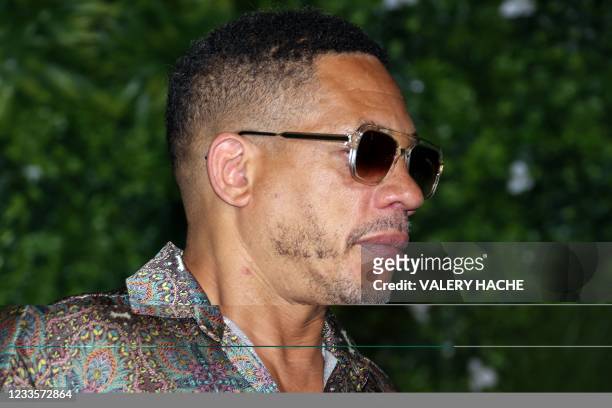 French rapper, actor and member of the jury Didier Morville, aka Joey Starr, poses during a photocall as part of the 60th Monte-carlo Television...