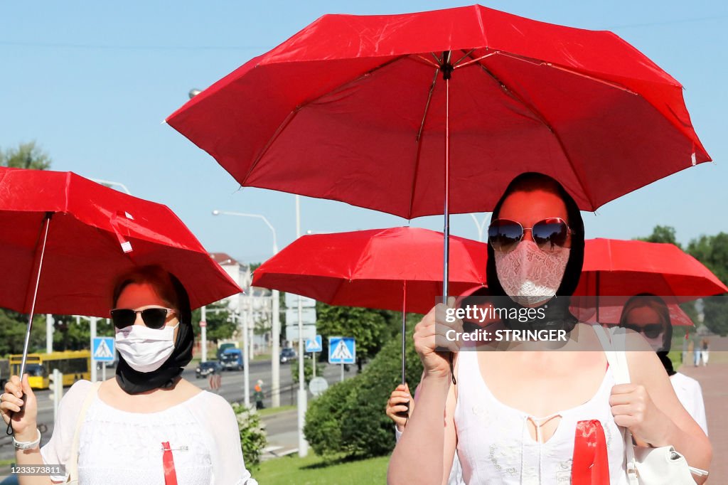 BELARUS-WOMEN-POLITICS-DEMO