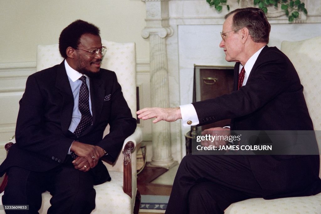 USA-DIPLOMACY-BUTHELEZI-BUSH