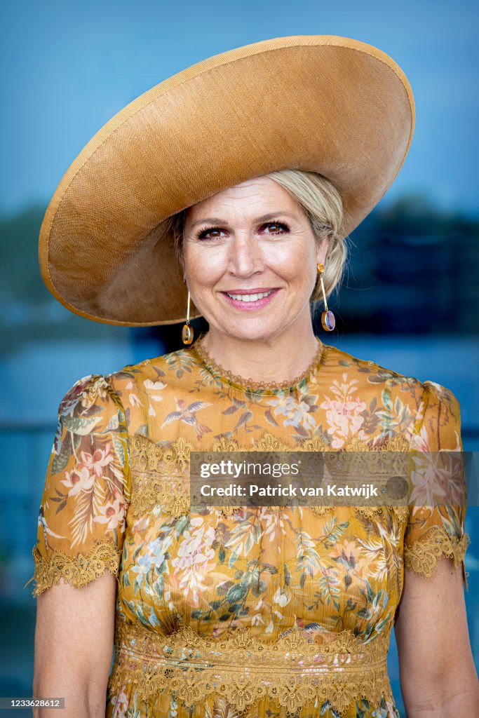 Queen Maxima Of The Netherlands Visits EYE Amsterdam
