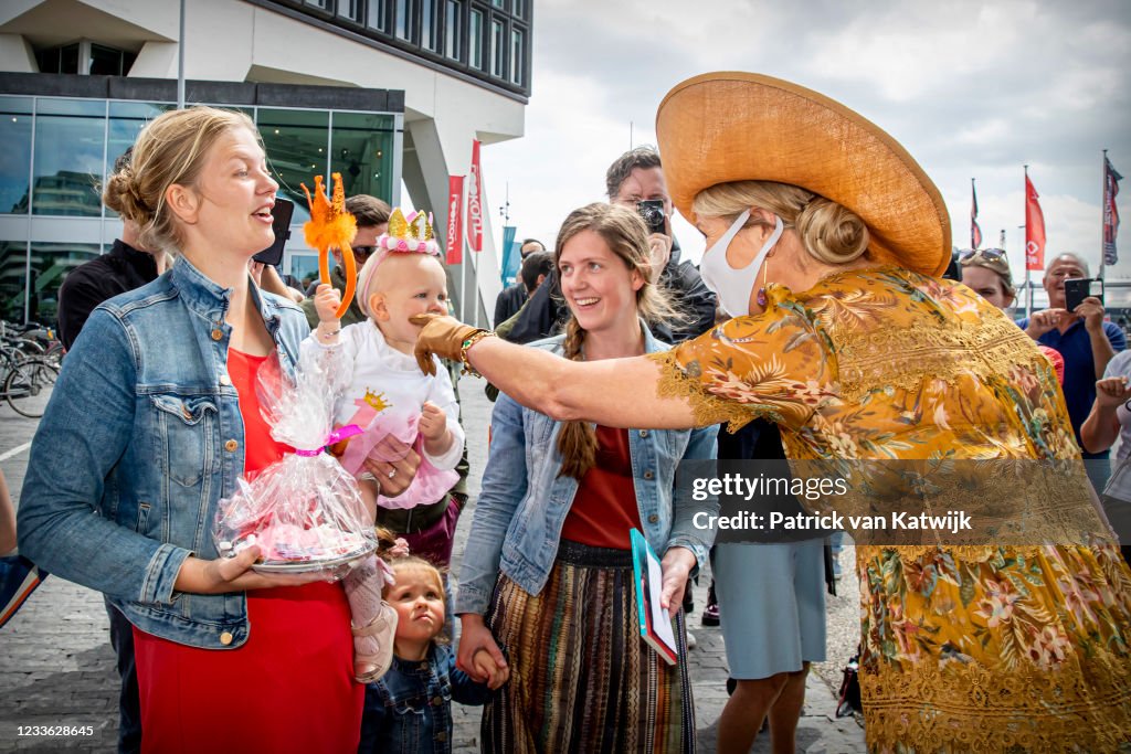 Queen Maxima Of The Netherlands Visits EYE Amsterdam
