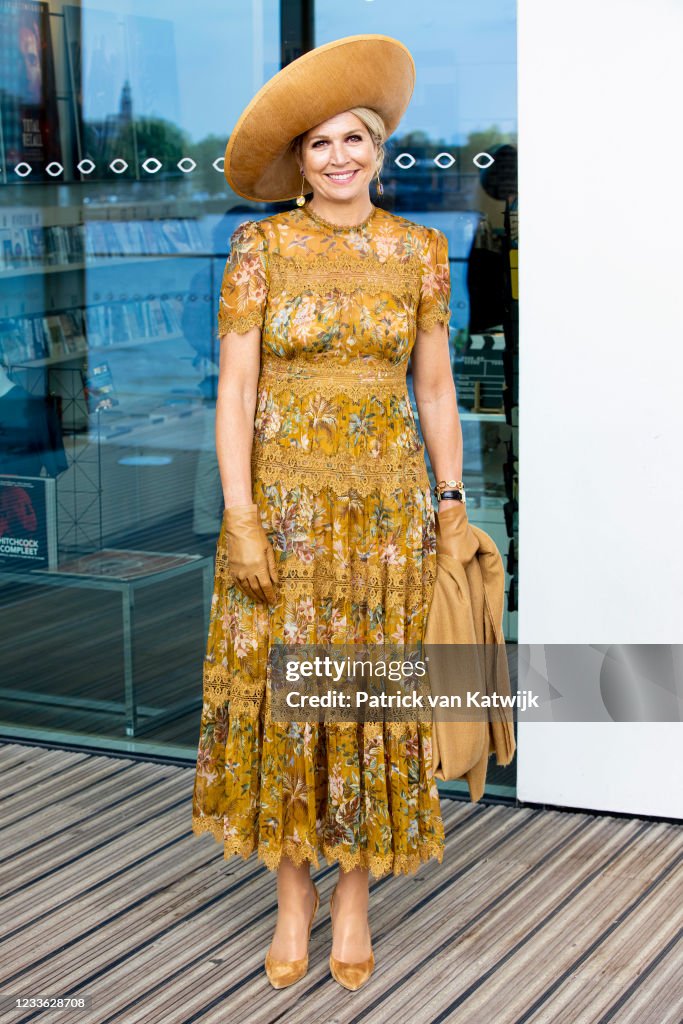 Queen Maxima Of The Netherlands Visits EYE Amsterdam