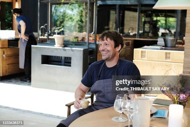 Rene Redzepi, chef and co-owner of the World class Danish restaurant Noma is pictured on May 31, 2021 in Copenhagen. - While the six-month Covid-19...