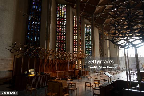 Inside Coventry Cathedral Photos and Premium High Res Pictures - Getty ...