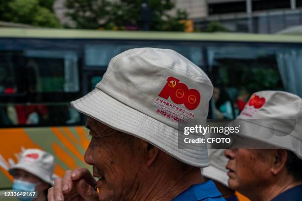 Many visitors lined up to visit the site of the first National Congress of the Communist Party of China in Shanghai, China, June 25, 2021.&#xA;