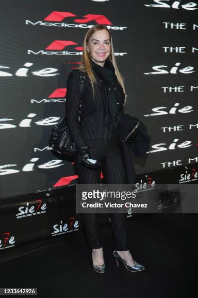 Gabriela Goldsmith attends "Siete" show at Pepsi Center WTC on June 24, 2021 in Mexico City, Mexico.