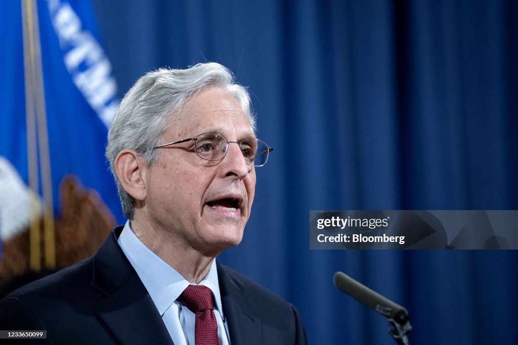 Attorney General Garland Holds News Conference On Voting Rights Enforcement Action