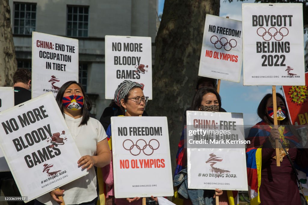 Boycott Beijing 2022 Protest London