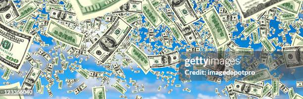 falling money - disney dollars stock pictures, royalty-free photos & images