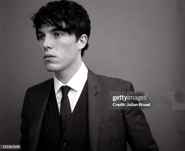 Actor Tom Hughes is photographed for In Style Magazine on November 28, 2010 in London, England.