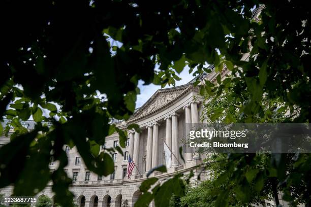 The Environmental Protection Agency building in Washington, D.C., U.S., on Saturday, June 26, 2021. The Federal Reserve might consider an...
