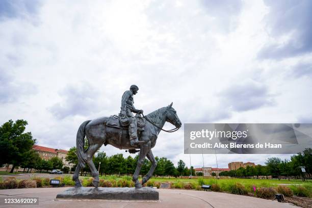 A scenic of the Texas Tech University during the Ironman 70.3 Lubbock on June 27, 2021 in Lubbock, Texas.