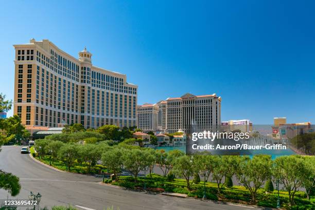 General views of the Bellagio Hotel and Casino on June 27, 2021 in Las Vegas, Nevada.