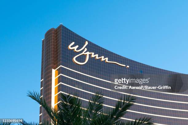 General views of the Wynn hotel and casino on June 27, 2021 in Las Vegas, Nevada.