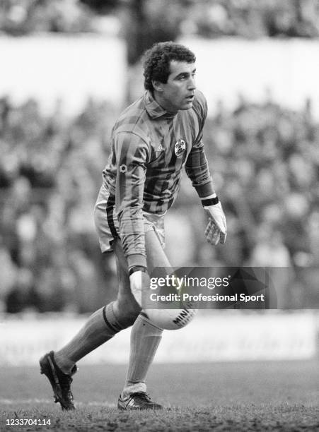 Southampton goalkeeper Peter Shilton in action during the Canon League Division One match between Tottenham Hotspur and Southampton at White Hart...