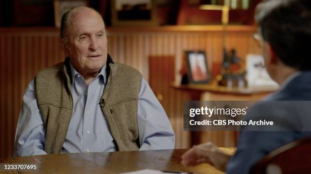 Late Show with Stephen Colbert and guest Robert Duvall during Thursdays June 24, 2021 show. Image is a screen grab.