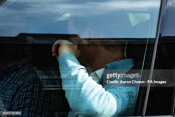 The Duke of Sussex leaving Kew Gardens, London, after attending the WellChild Awards. Picture date: Wednesday June 30, 2021.