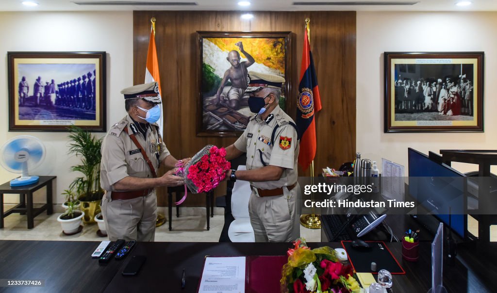 Balaji Srivastava Takes Charge As Commissioner Of Delhi Police