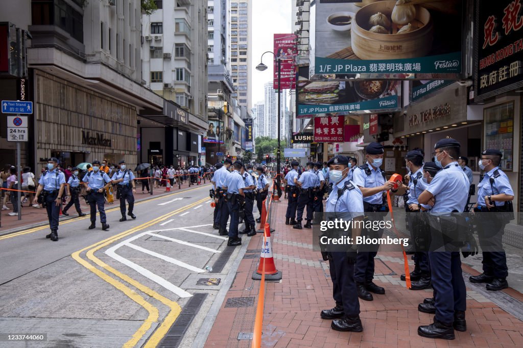 Hong Kong Marks 24th Anniversary of City's Return To Chinese Rule