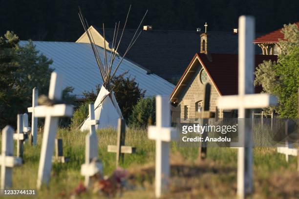 View cemetery in Cranbrook, British Columbia on June 30, 2021.Another Indigenous community in British Columbia says ground-penetrating radar has...