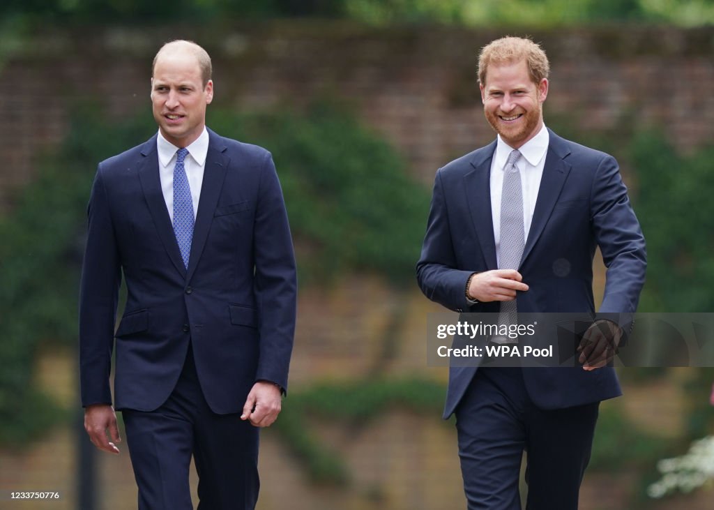 Diana, Princess Of Wales Statue Unveiling At Kensington Palace