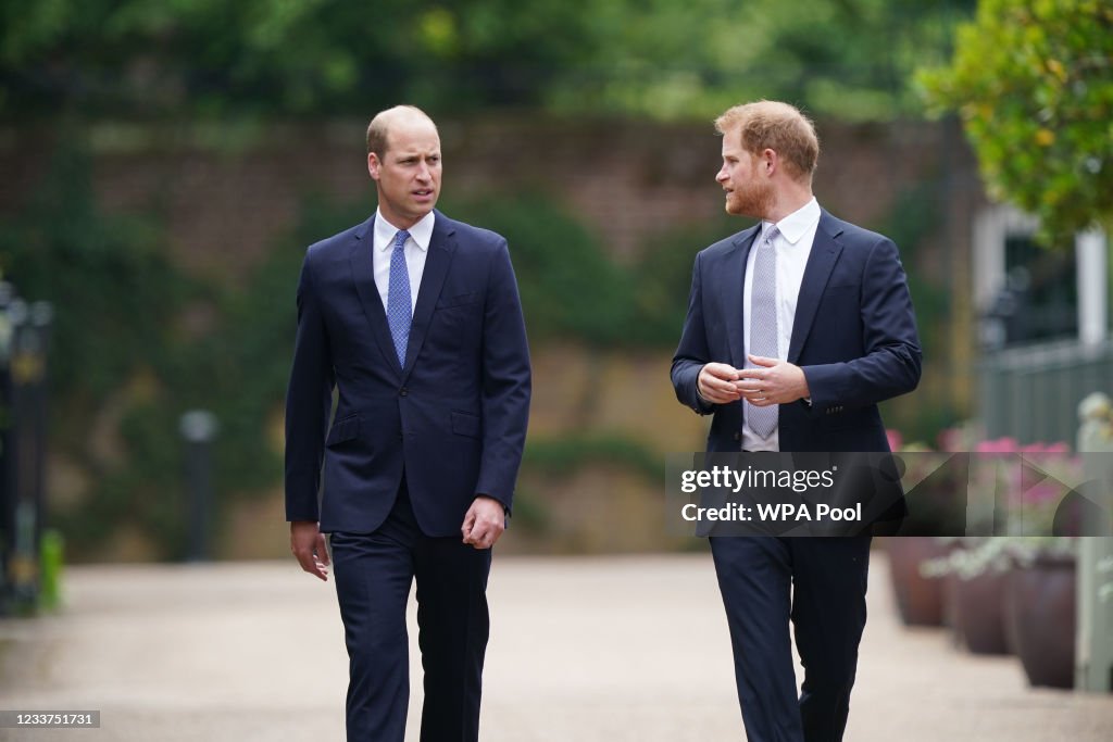 Diana, Princess Of Wales Statue Unveiling At Kensington Palace