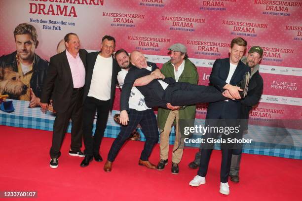 Thomas Kuegel, Gerhard Wittmann, Daniel Christensen, Simon Schwarz, Max Schmidt, Stephan Zinner, Ferdinand Hofer attend the premiere of...