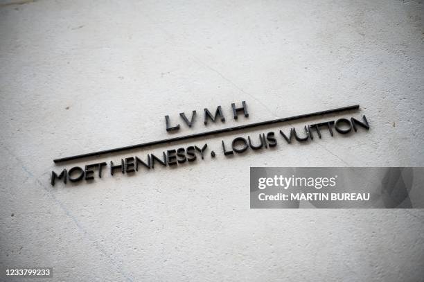 LVMH Luxury Goods Company Logo Editorial Stock Image - Image of