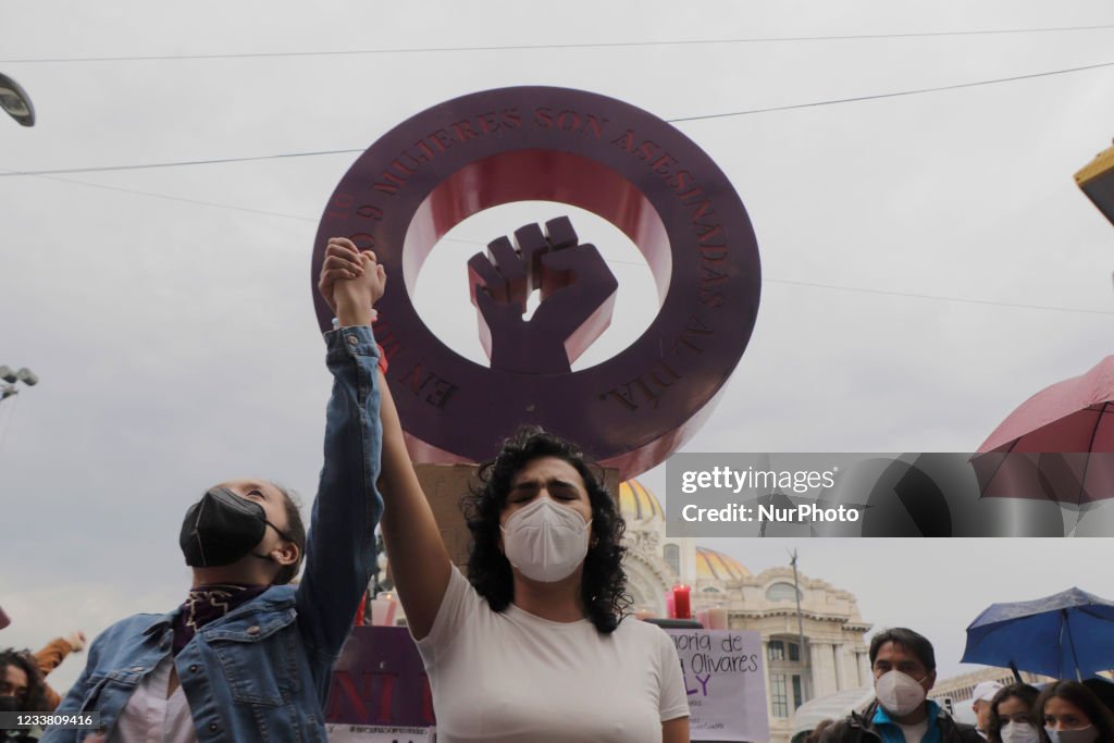 Protest At Antimonumenta For Polly's Death