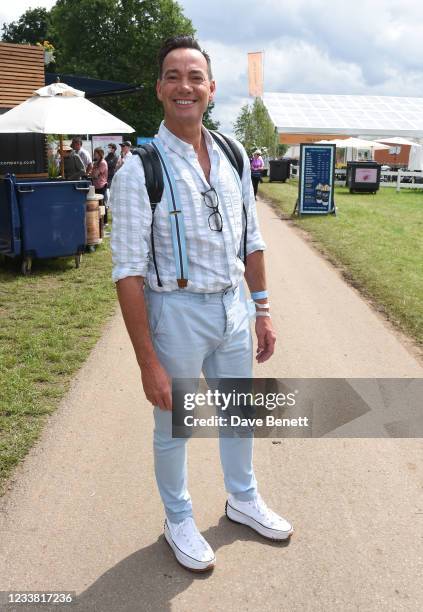 Craig Revel Horwood attends a VIP Preview of the RHS Hampton Court Palace Garden Festival 2021 at Hampton Court Palace on July 5, 2021 in London,...