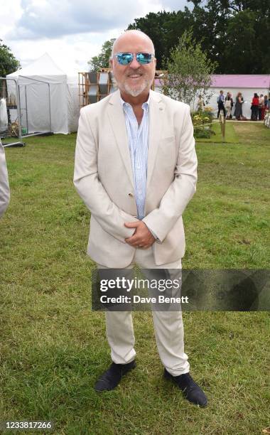 Bill Bailey attends a VIP Preview of the RHS Hampton Court Palace Garden Festival 2021 at Hampton Court Palace on July 5, 2021 in London, England.