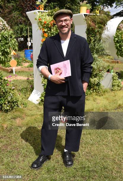 Will Young attends a VIP Preview of the RHS Hampton Court Palace Garden Festival 2021 at Hampton Court Palace on July 5, 2021 in London, England.