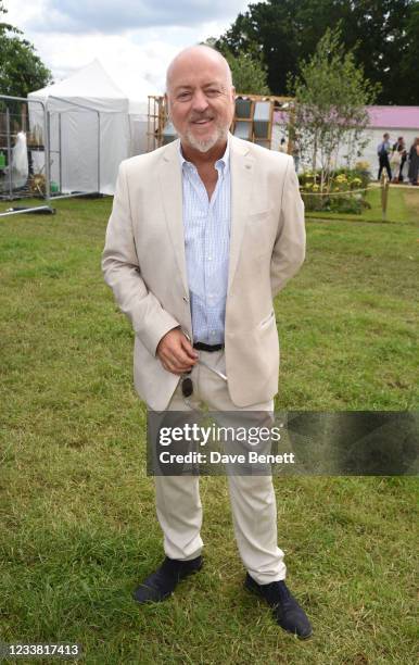 Bill Bailey attends a VIP Preview of the RHS Hampton Court Palace Garden Festival 2021 at Hampton Court Palace on July 5, 2021 in London, England.