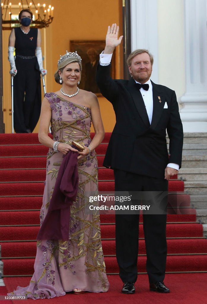 GERMANY-NETHERLANDS-ROYALS-POLITICS-DINNER