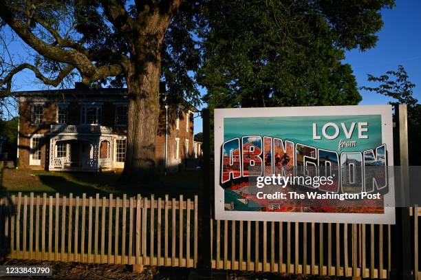 June 17: The downtown historic district is seen as the sun sets on the Fields-Penn 1860 house museum June 17, 2021 in Abingdon, VA. The southwest...