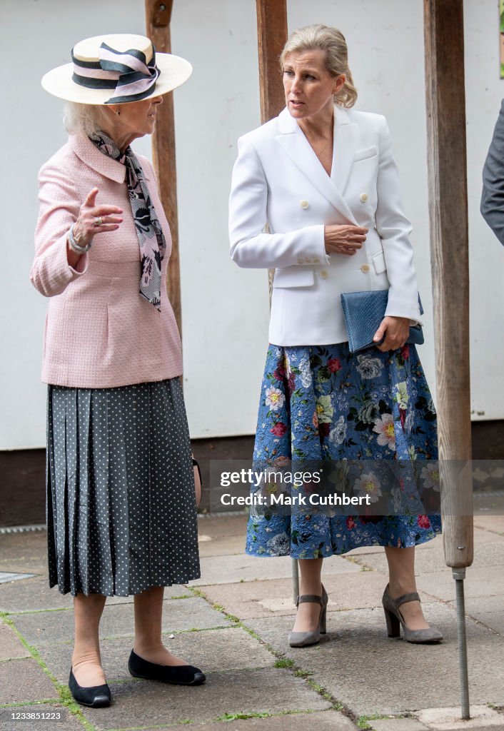 The Countess Of Wessex And Princess Alexandra Visit Windmill City Farm
