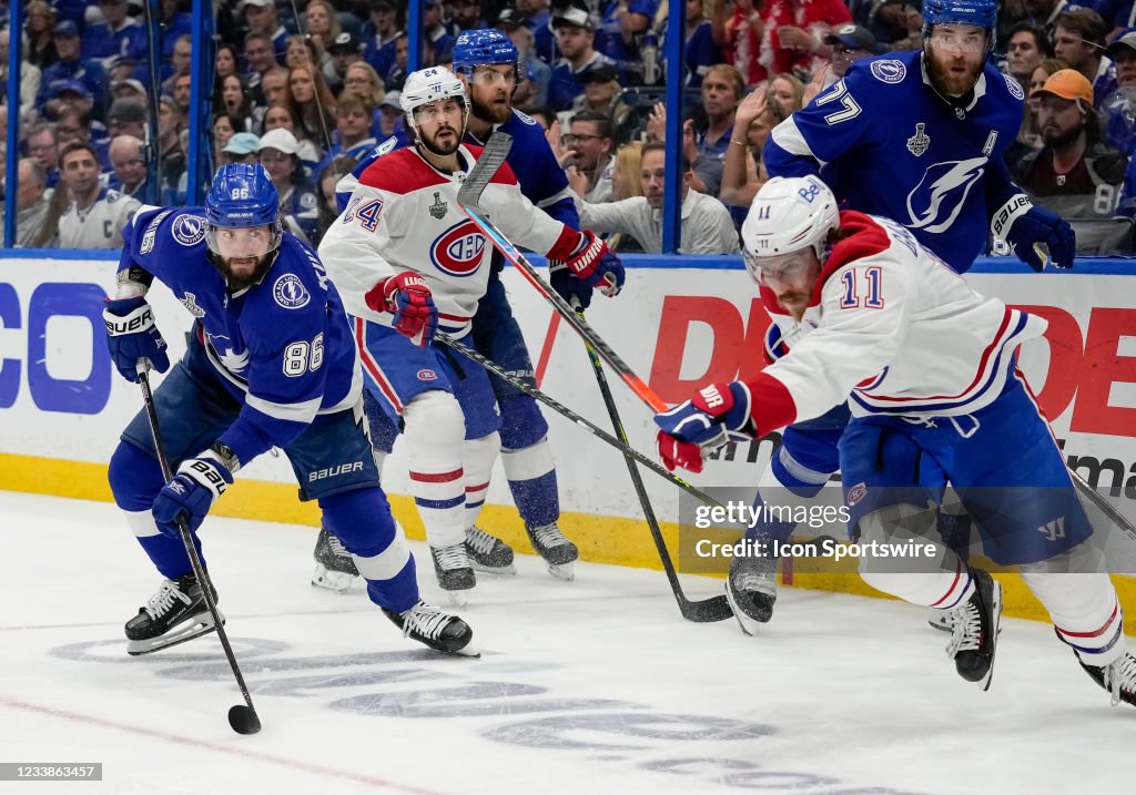 NHL: JUL 07 Stanley Cup Playoffs Final - Canadiens at Lightning