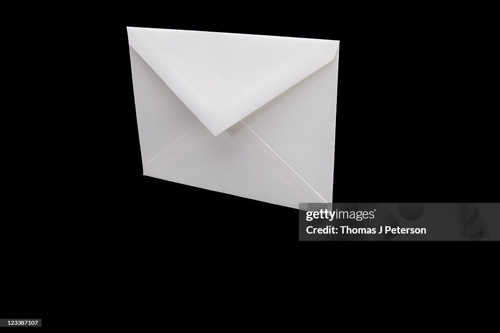 White envelope