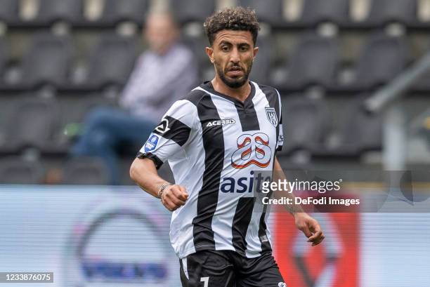 Bilal Basacikoglu of Heracles Almelo looks on during the Pre-Seasom Friendly match between Heracles Almelo and Sparta Rotterdam at Erve Asito on July...