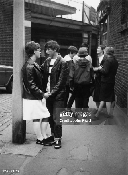 Young Mods in London, 1964.