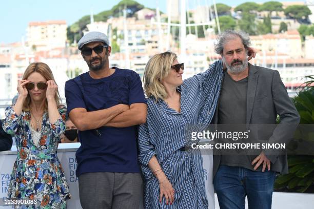 French singer and actress Vanessa Paradis, French actor Ramzy Bedia, French-Italian actress Valeria Bruni Tedeschi and French actor and director...