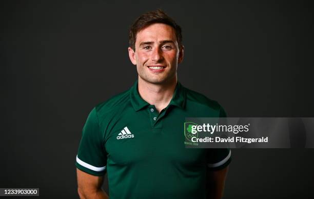 Dublin , Ireland - 6 July 2021; Team Ireland rugby 7's squad captain Billy Dardis during a Tokyo 2020 Official Team Ireland Announcement for Rugby 7s...