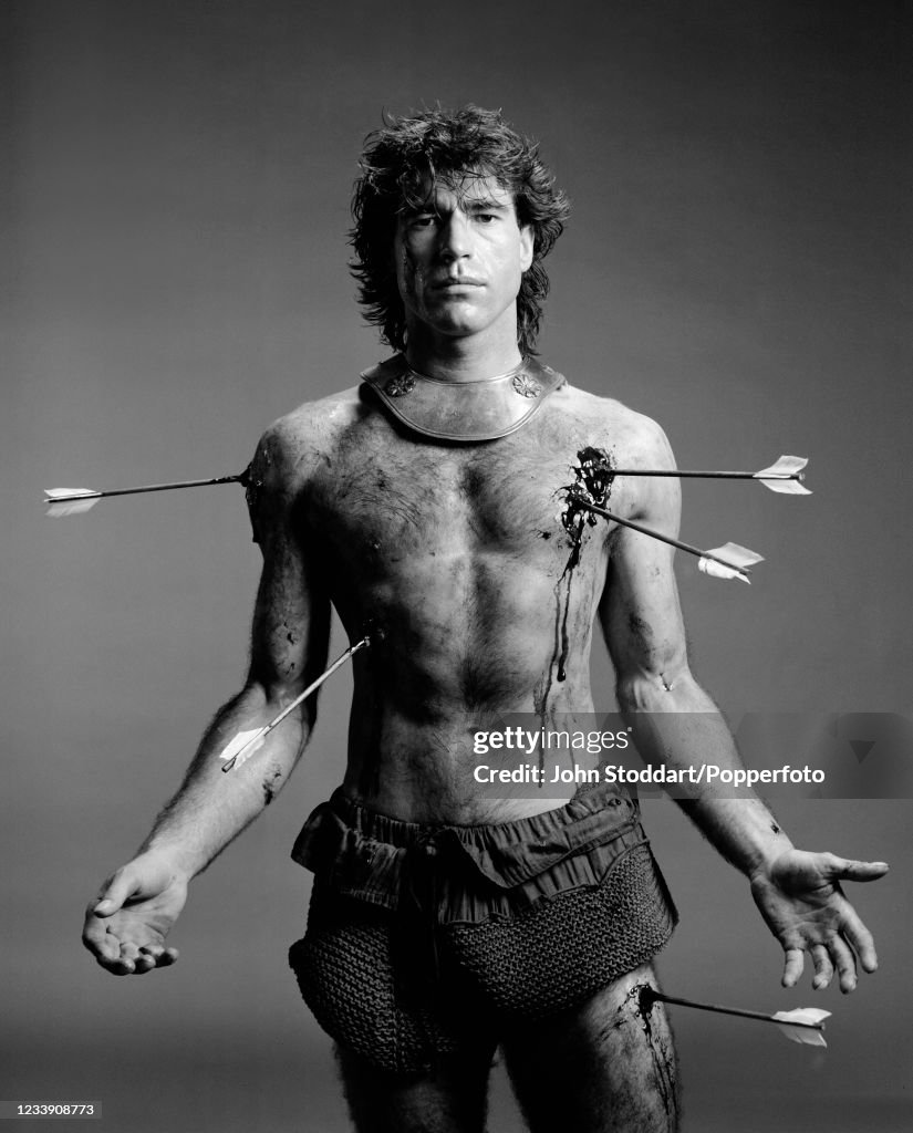 British actor Steven Hartley photographed in the style of Saint... News