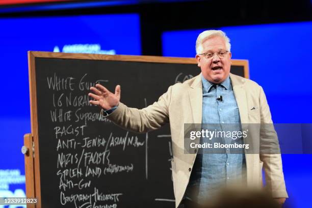 Glenn Beck, conservative political commentator and radio host, speaks during the Conservative Political Action Conference in Dallas, Texas, U.S., on...