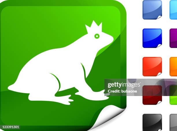 frog prince internet royalty free vector art - frog prince stock illustrations