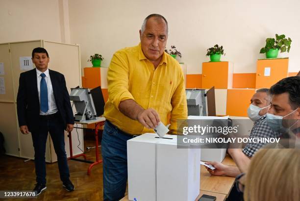 Former Bulgaria's Prime Minister and leader of centre-right GERB party, Boyko Borisov , who came out first in the last election in April with 26...