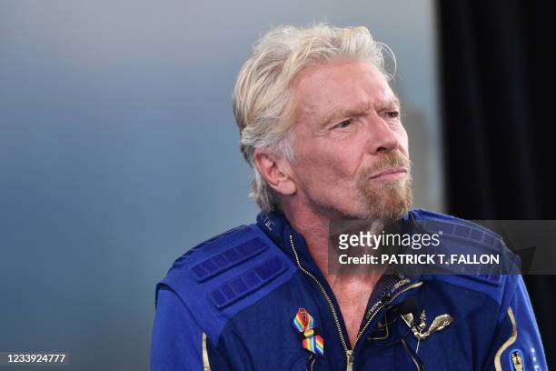 Sir Richard Branson speaks after he flew into space aboard a Virgin Galactic vessel, a voyage he described as the "experience of a lifetime" -- and...